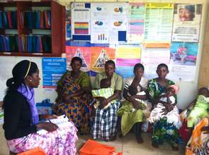 A focus group of mothers and children