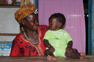 A mother and child from Uganda