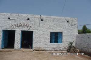 Newly whitewashed school