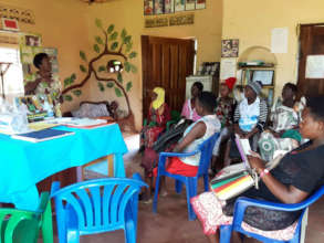 Group talk on malaria in pregnancy