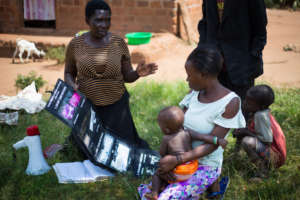 Flora teaching family planning methods.