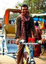 New Rickshaw at Work
