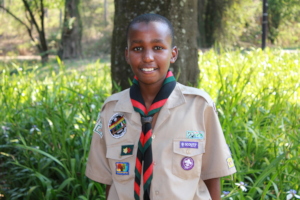 Benjy a young Scout! The future looks very bright!