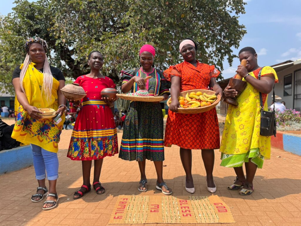 Some of the Dream Team in Cultural Attire