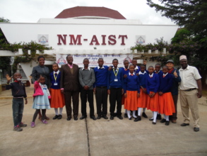 Edith Gvora High School students from Gongali