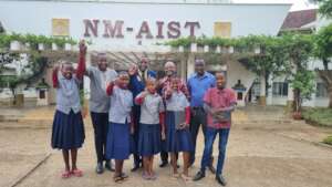 Gongali pupils visiting NM-AIST