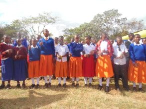 Gongali students turning OFF Kerosene Lamps