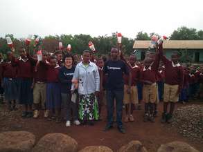 E3Empower Team with School Children in Gongali