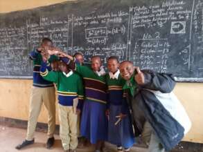 Pupils at Gongali Primary School