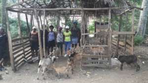 Women goat breeders