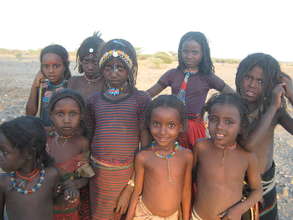 A group of children from Afar