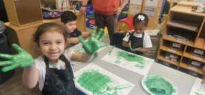 A student in a Jamie Cowan class