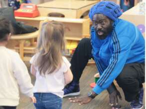 Jamaal "Mr. Root" Collier teaching Hip Hop