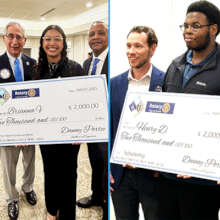 Brianna and Henry win scholarships.
