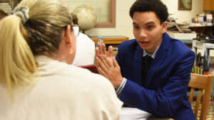 Seniors gain experience with HR professionals.