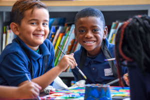 Art class for first grade