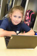 Studying at Christel House Indianapolis.