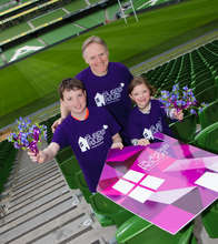 Irish Rugby Coach Joe Schmidt with Purple House