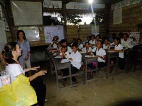 ETPC teacher with students in class