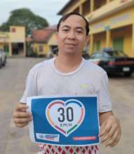 AIP Foundation staff shows support for 30km/h