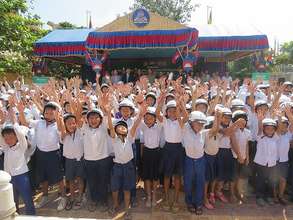Helmets for Kids kick-off ceremony in Cambodia