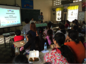 Mothers learn about road safety for their families