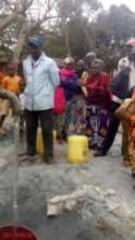 Some of the women who will benefit from the water.