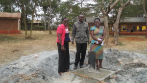 The site of the borehole.