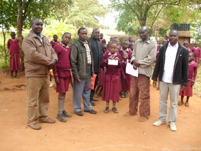 Cheque for Water tank installation recieved