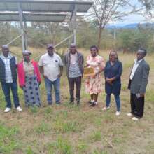 A photo of Mutulani Water users and PEN Staff