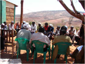 Community meeting on institutional accountability