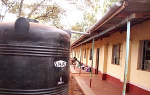 New gutters for the new water tank