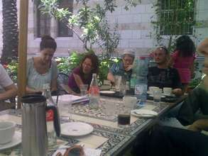 Conversations during coffee break