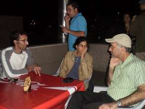 Conversation during supper