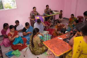 destitute women learning skillfultraining in india