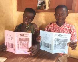 Readers with locally produced books