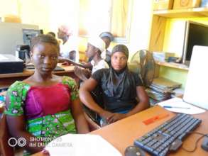 Young women using computers 1