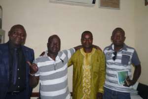 Rotarians visit the Hounde multimedia center