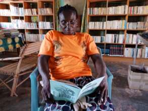 A library reader with a recent CMH book