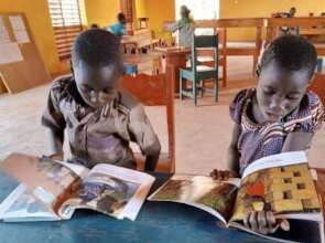 Reading in Koho library