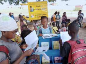 The books are quickly taken for reading