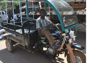 Covered Motorbike Tricycle