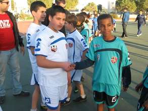 Meeting on the Pitch
