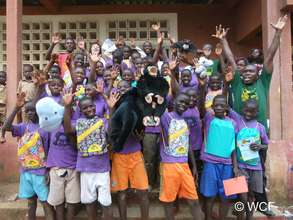 Educating kids on chimpanzee conservation