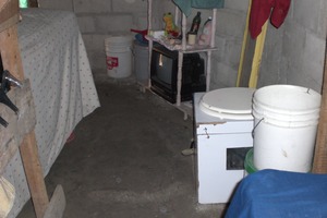 A SOIL toilet in a home in Cap-Haitien