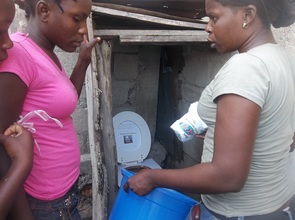 Installing a new SOIL toilet in a home in Shada