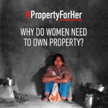 Only 13% women own agricultural land in India.