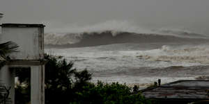 Waves from Cyclone Phailin