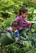 Mini-Gardeners at Eastmont Garden Grand Opening