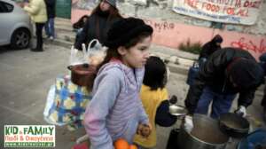 our social kitchen in front of schools